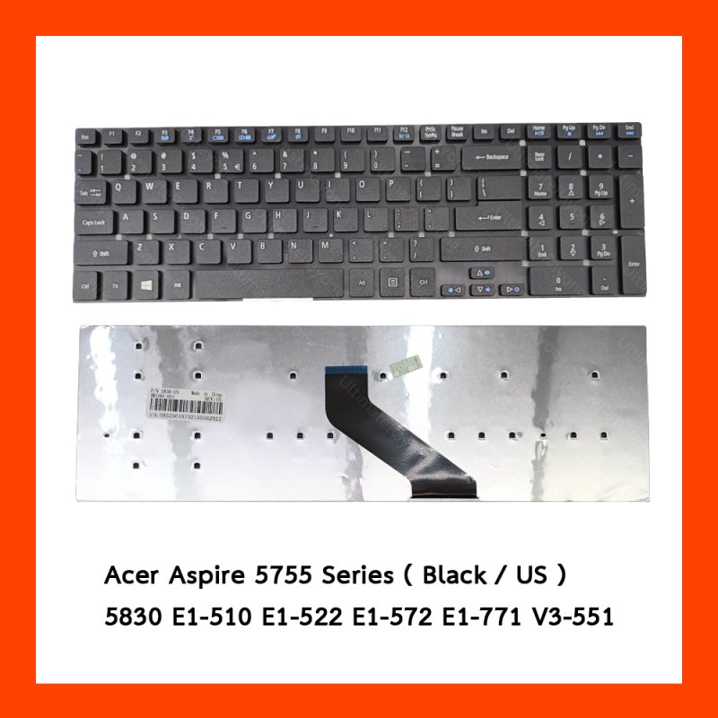 Keyboard Acer Aspire 5755 Black US 