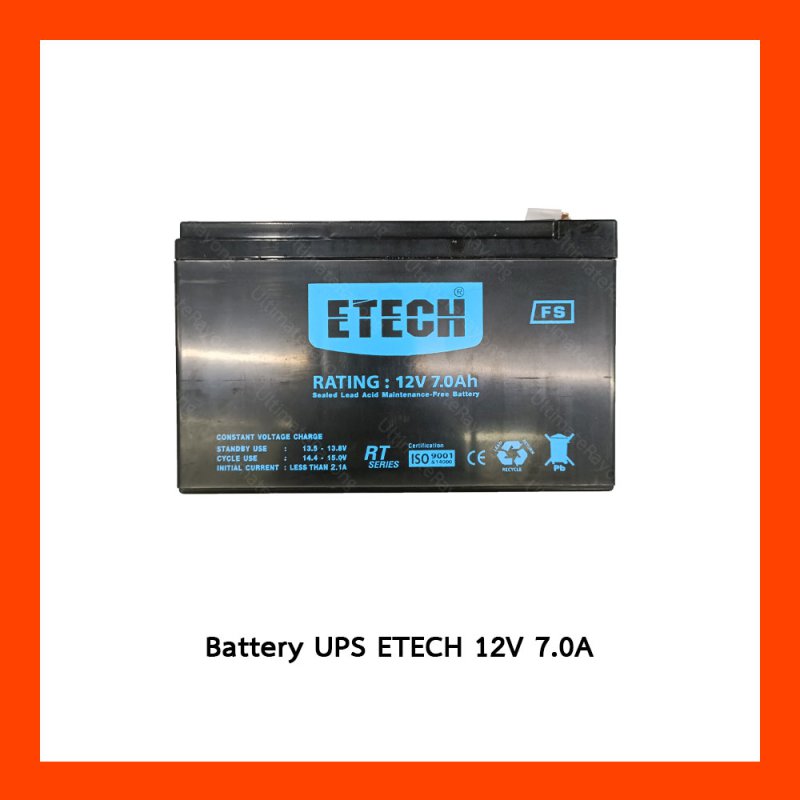 Battery UPS ETECH 12V 7.0A