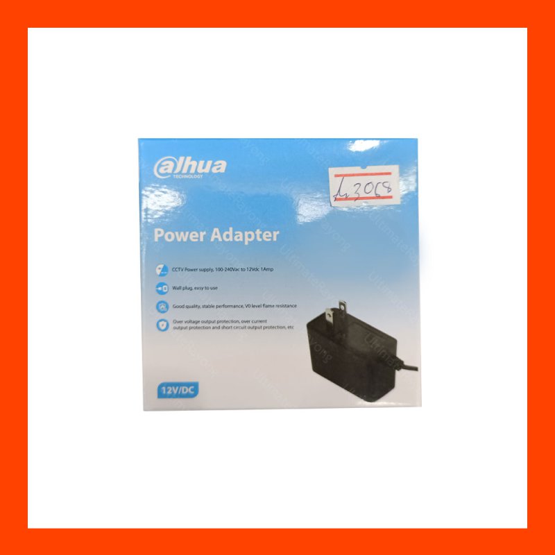 Adapter กล้อง Alhua 12.0V 1A