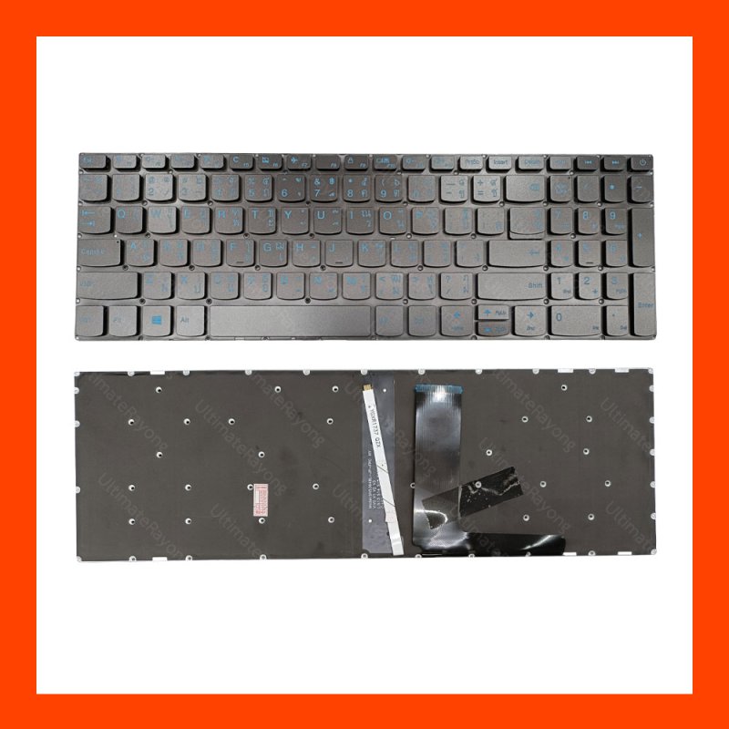 Keyboard Lenovo คีย์บอร์ด (LED)(ตัวหนังสือ Blue) Lenovo320-15IKB,320S-15ISK