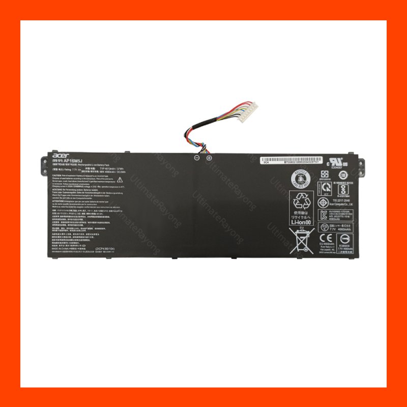 Battery AP16M5J Acer Aspire 3 A315-21 A315-51 ES1-A114 ES1-A315 (AP16M4J)(ORG)