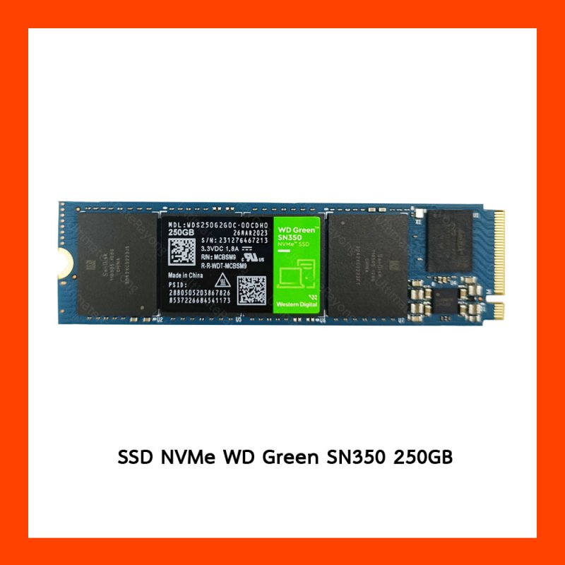 SSD NVMe WD Green SN350 250GB