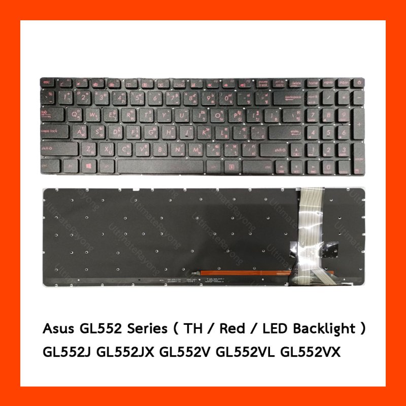 Keyboard Asus ROG GL552  GL522JX GL552VL,GL552VW TH (LED BACKLIGHT)