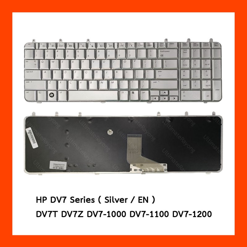 Keyboard HP DV7 EN ฟรี สติกเกอร์ ไทย-อังกฤษ