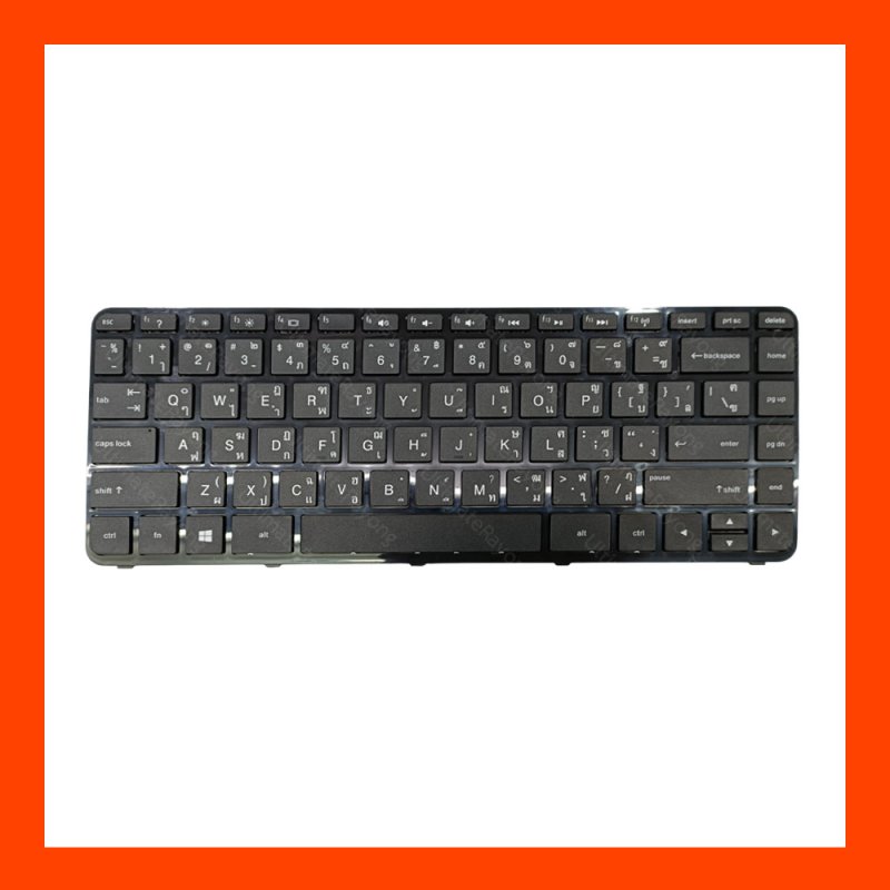 Keyboard HP Pavilion 14-D Series Black TH (With Frame)