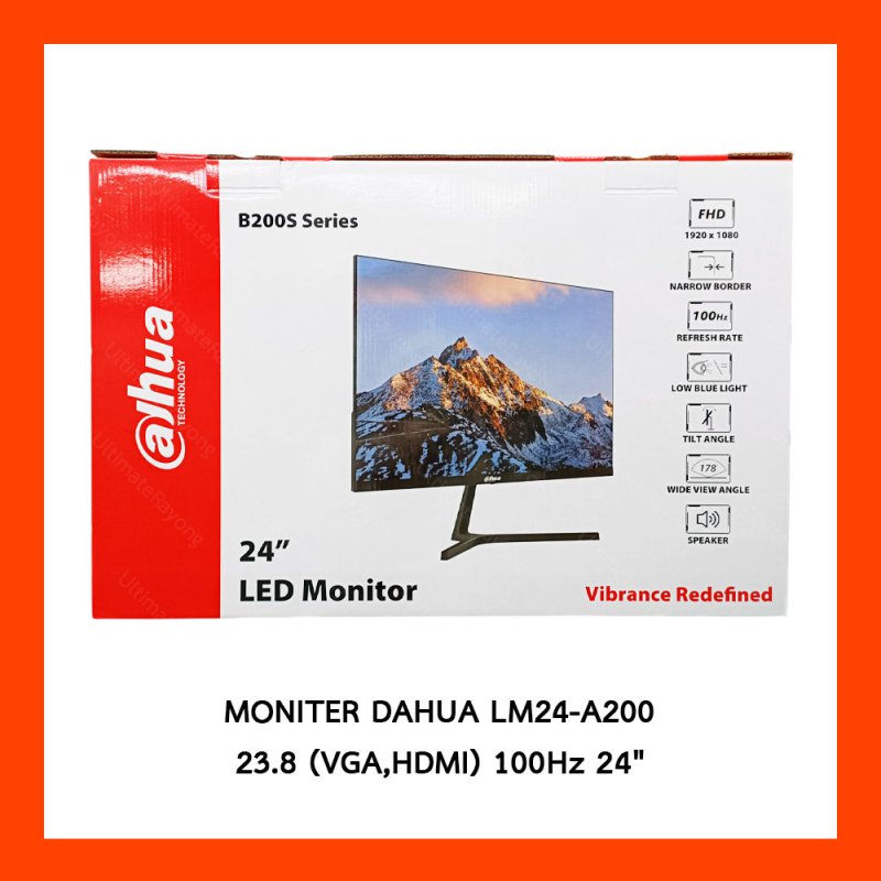 MONITER DAHUA LM24-A200 23.8 (VGA,HDMI) 100Hz 24