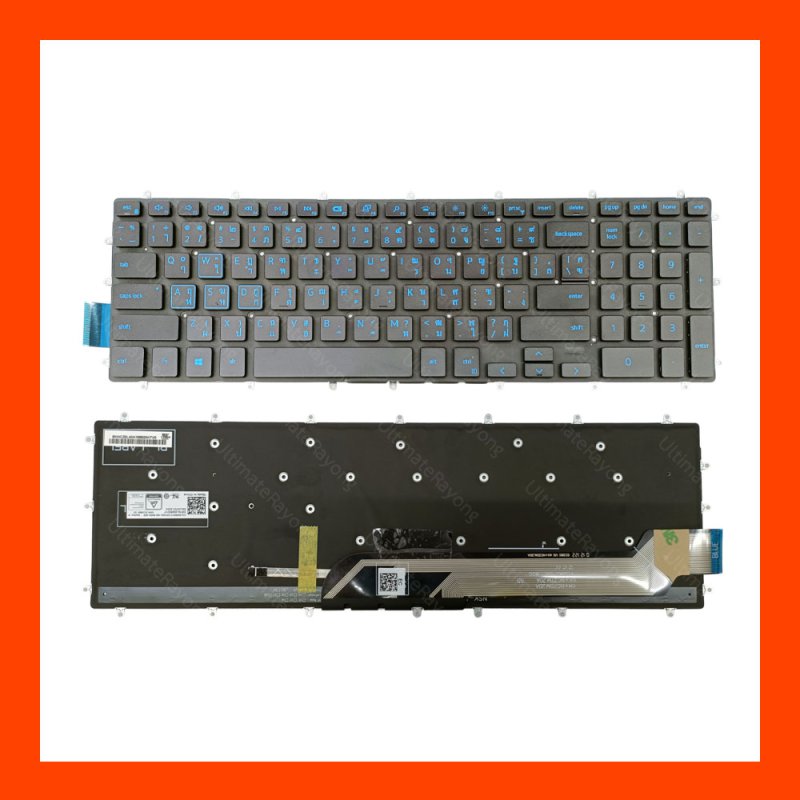 Keyboard Dell (LED)(Blue)15-7566,15-7567,15-5765,15-576,15-7570,15-5570,G3-3579,G3-3779 TH