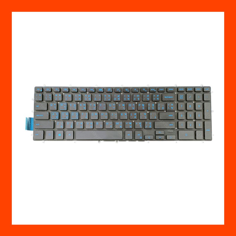 Keyboard Dell (LED)(Blue)15-7566,15-7567,15-5765,15-576,15-7570,15-5570,G3-3579,G3-3779 TH