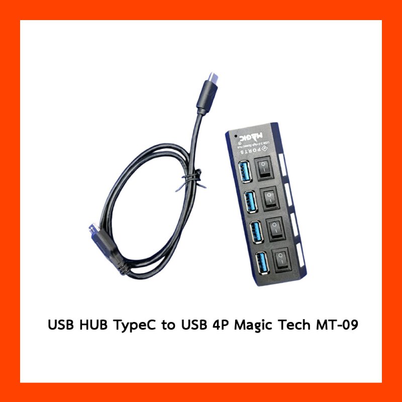 USB HUB TypeC to USB 4P  Magic Tech MT-09