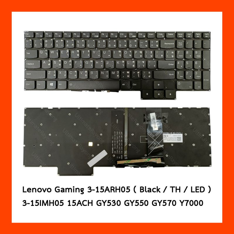 Keyboard Lenovo คีย์บอร์ด (Black)(LED) Gaming3-15ARH05,3-15IMH05,15ACH,GY530,GY550