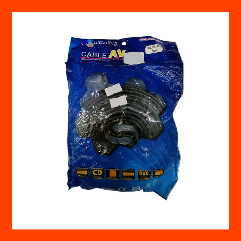 Cable Sound RCA to RCA 5M THREEBOY