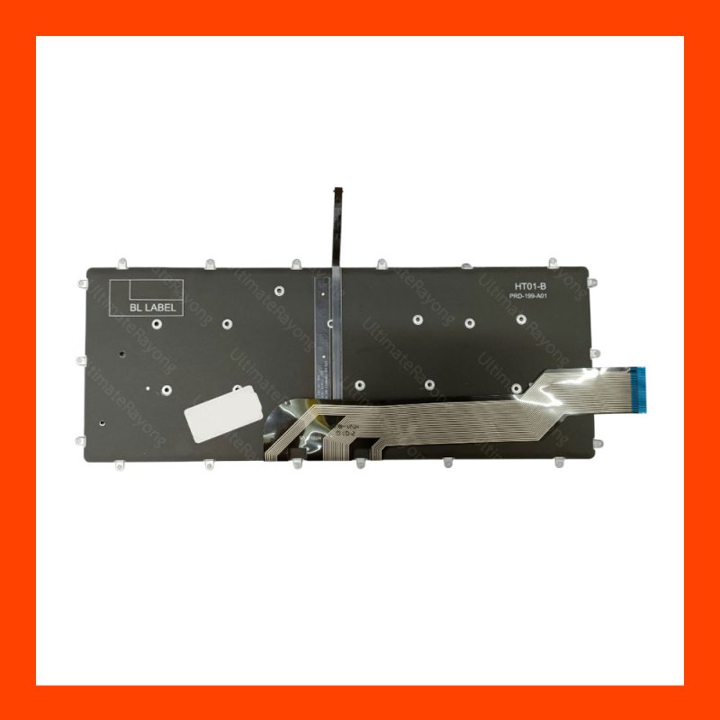 Keyboard Dell Inspiron 13 5368 Black TH คีบอร์ดโน๊ตบุ๊ค (LED)