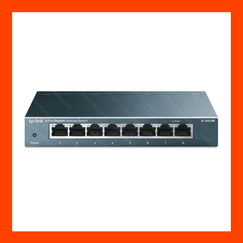 Gigabit Switching Hub TP-LINK (TL-SG108) 8 Port (7'')
