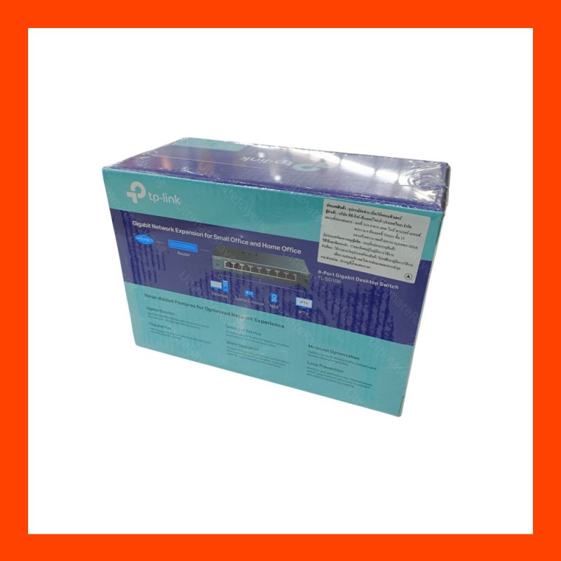 Gigabit Switching Hub TP-LINK (TL-SG108) 8 Port (7'')