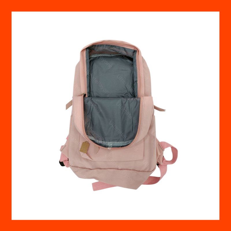 Bag กระเป๋า เป้ โน๊ตบุ๊ค 14 15 สี Mชมพู35