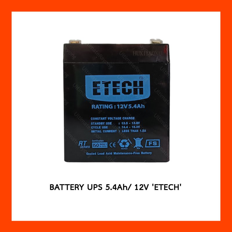BATTERY UPS 5.4Ah/ 12V 'ETECH'