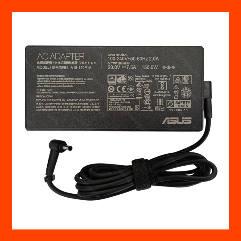 Adapter Asus 20V 7.5A (4.5x3.0)(150wh) ORG,slim